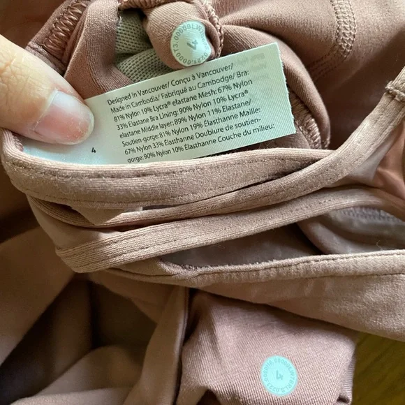 EUC Lululemon Nulu & Mesh Yoga Bra size 4 (bra only!) - Picture 3 of 4